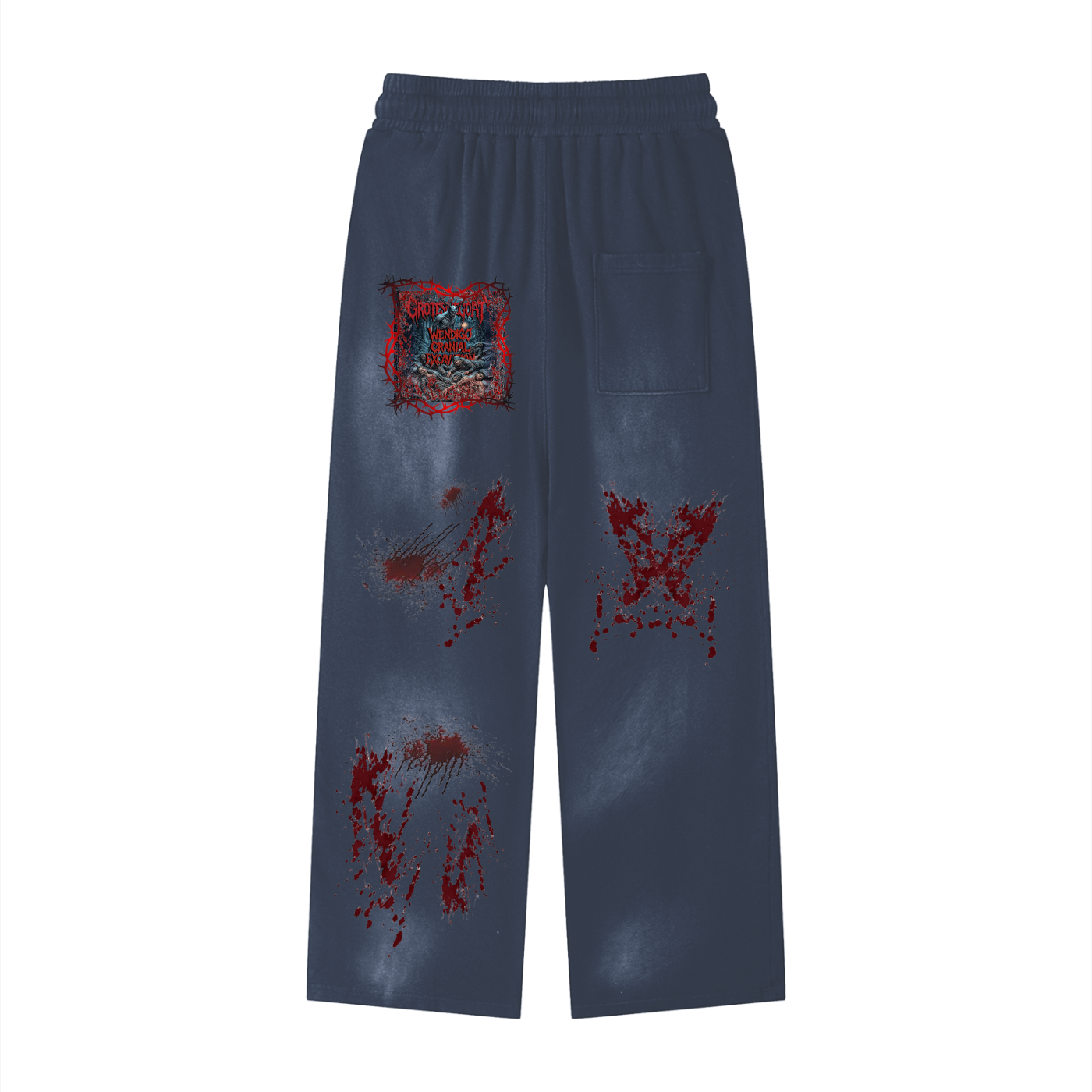 Effortless Athleisure Pure Cotton Handcrafted Monkey Wash Loose fit Sweatpants