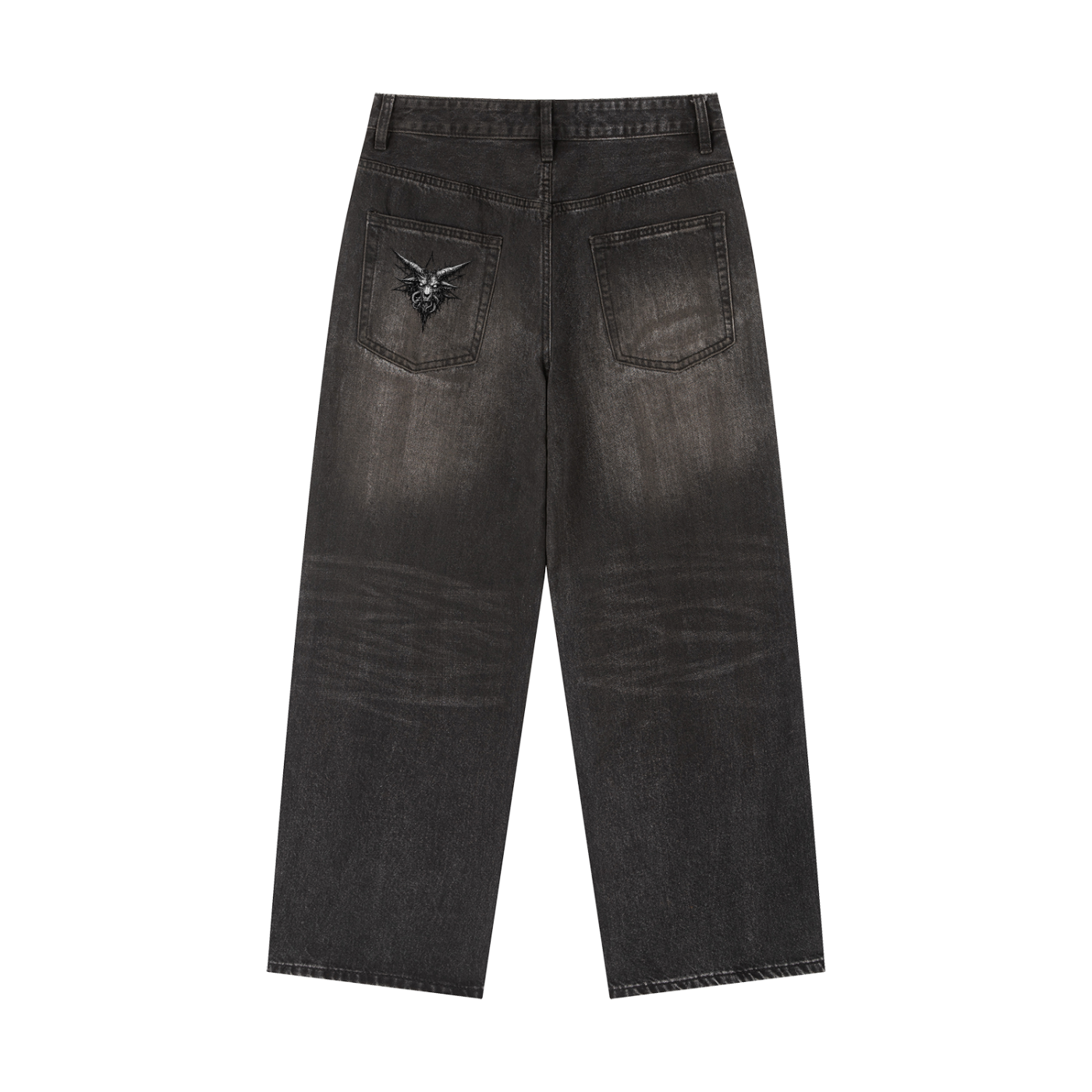Vintage Wash Heavyweight Denim Jeans
